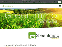 Tablet Screenshot of green-immo.net